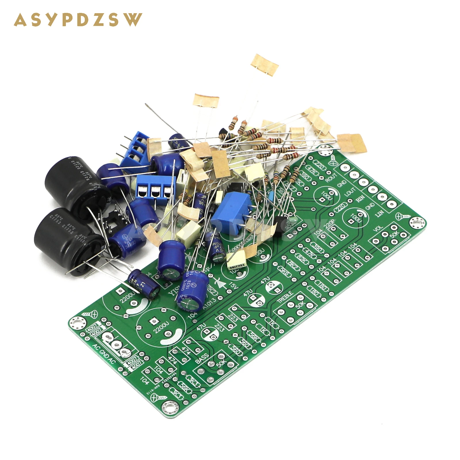 NAD-JRC4580 TREBLE and BASS Single-ended Class A preamplifier Base on NAD circuit PCB/DIY Kit/Finished board