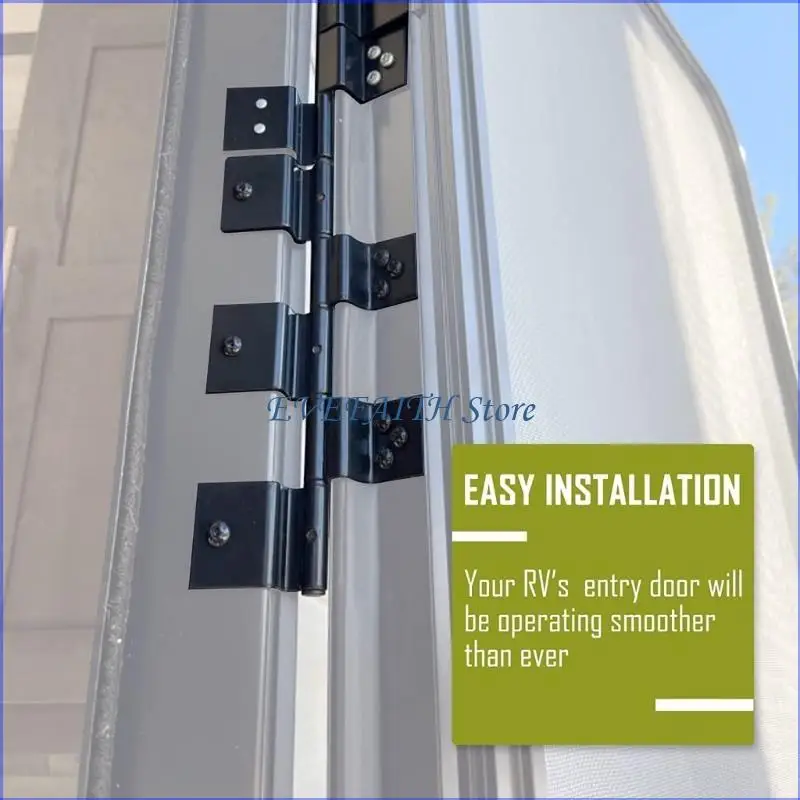 124B Trailer Motorhome Entry Door Friction Hinge Replacement Fit for Entry Doors and Door Series with Screws