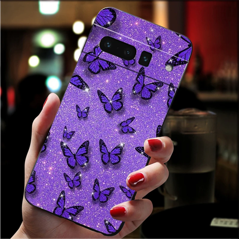 

Pink Butterfly Carcasa Funda Phone Case For Google Pixel 10 9 Pro XL 9A 8 7 6 Pro Pixel 8A 7A 6A Pixel 8 7 6 5 Case