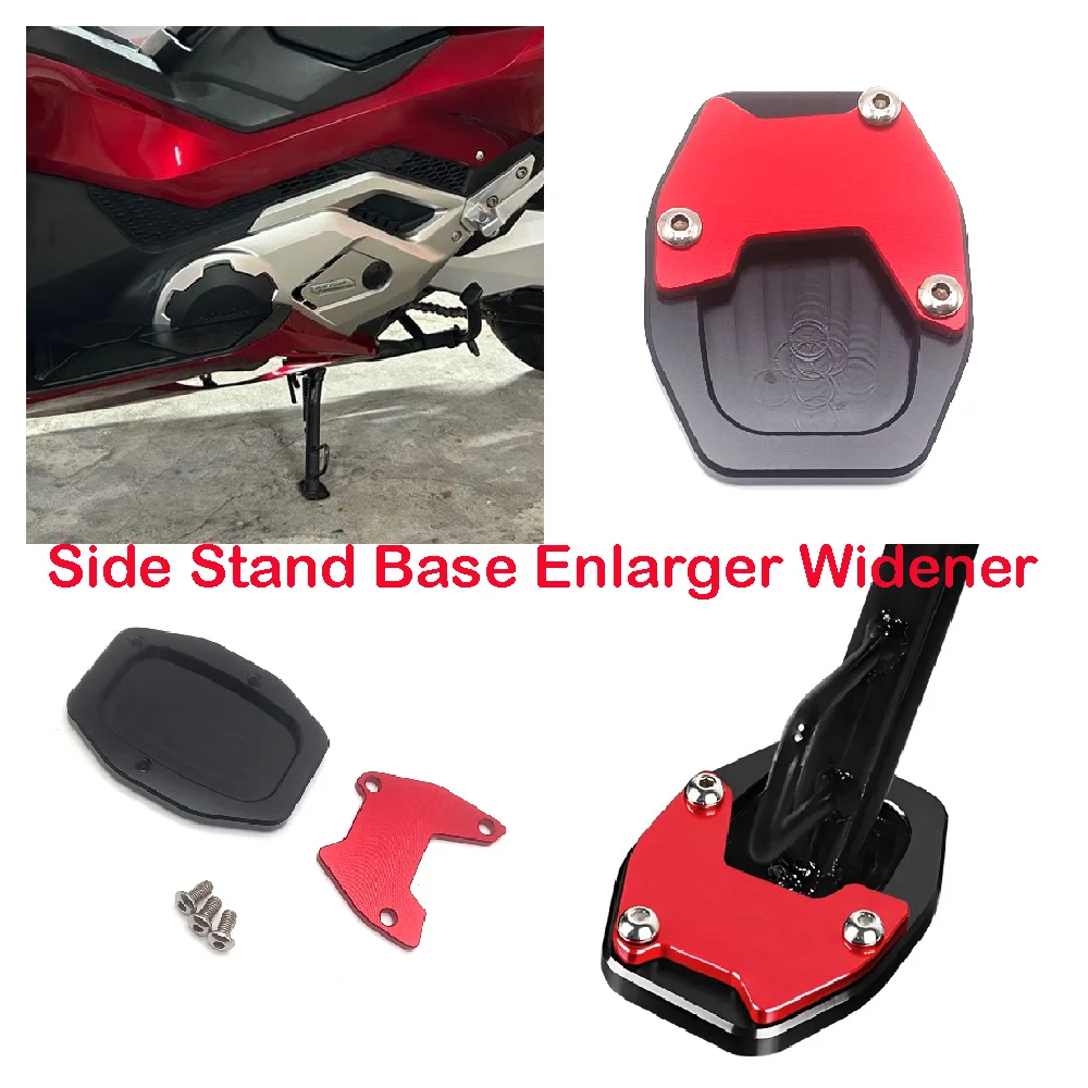 Fits for Honda XADV 750 FORZA NSS750 ABS NC750X DCT 2021-2025 Motorcycle Side Stand Base Extender Enlarger Widener Extension