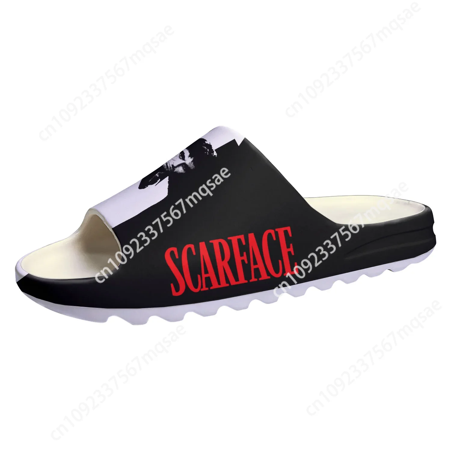 Scarface Soft Sole Sllipers Home Clogs Al Pacino Step On Water Shoes Mens Womens Teenager Step in Customized Sandals