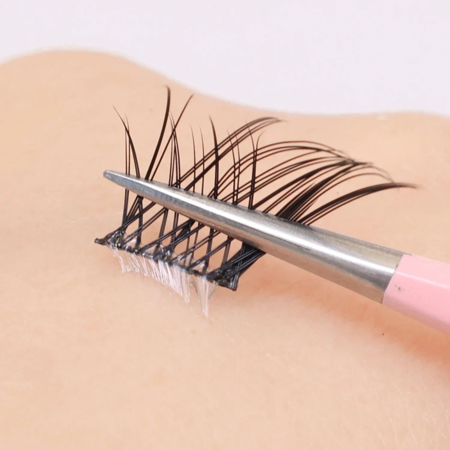 Volumoso sem necessidade de cola auto-adesivo cílios postiços fofo cauda de peixe girassol grosso curling lash extensão diy anime olhos