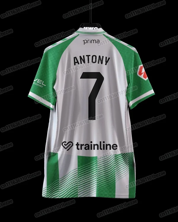 2026 Neues Betis 3D-Druck Fußballtrikot Herren Sommer Atmungsaktives Schnelltrocknendes Kurzarm-T-Shirt Familien-Partnerlook – Detail 6