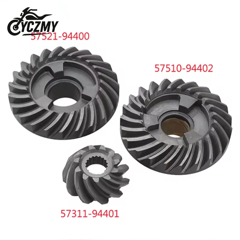 

Gear kit for Suzuki 35HP 40HP Boat Motor Outboard Engine 57311-94401 Pinion & 57521-94402 Reverse & 57510-94402 Forward Gear