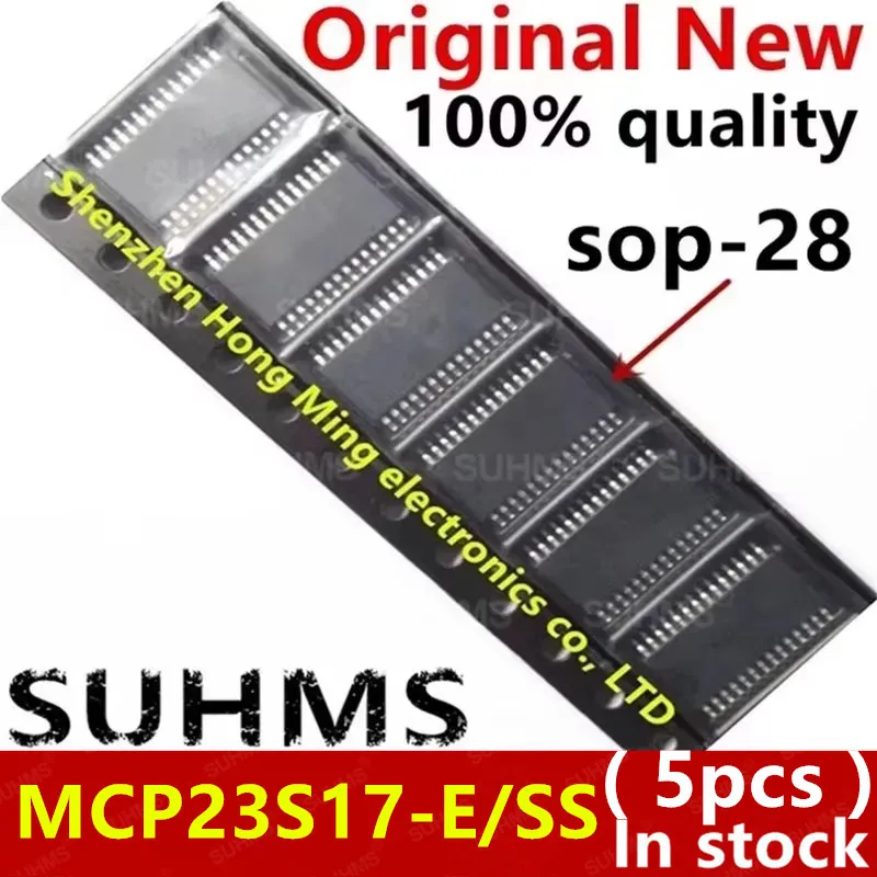 (5piece)100% New MCP23S17-E/SS MCP23S17 sop-28