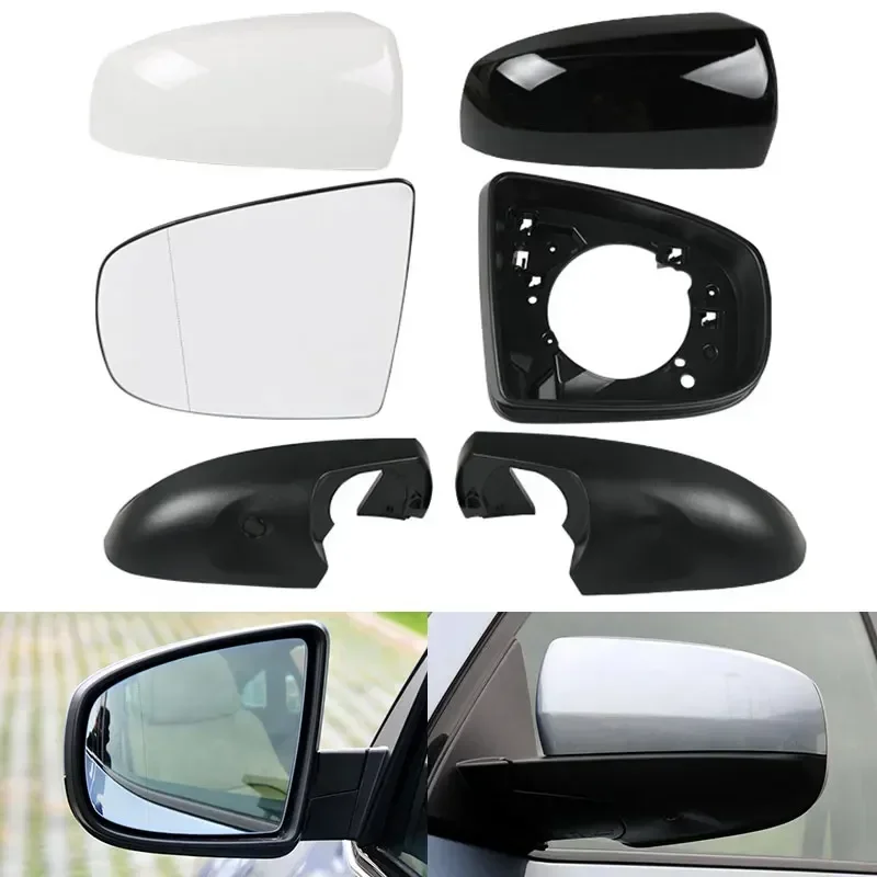 

Rear View Side Wing Mirror Cover Frame House Shell Bottom Glass For BMW X5 X6 E70 E71 2007-2014