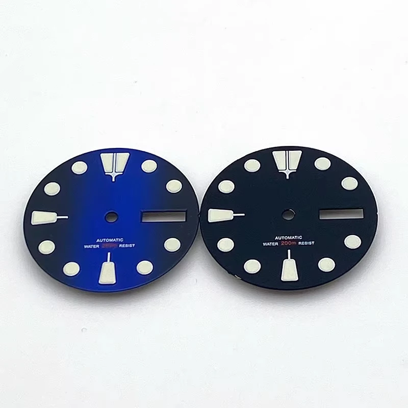 28.5mm Watch Dial Fit For NH35 NH36 4R 7S Movement Case SKX007 SKX009 SPRD 6105 Tuna Samurai Watch Case NH35 Fashion Watch Dial