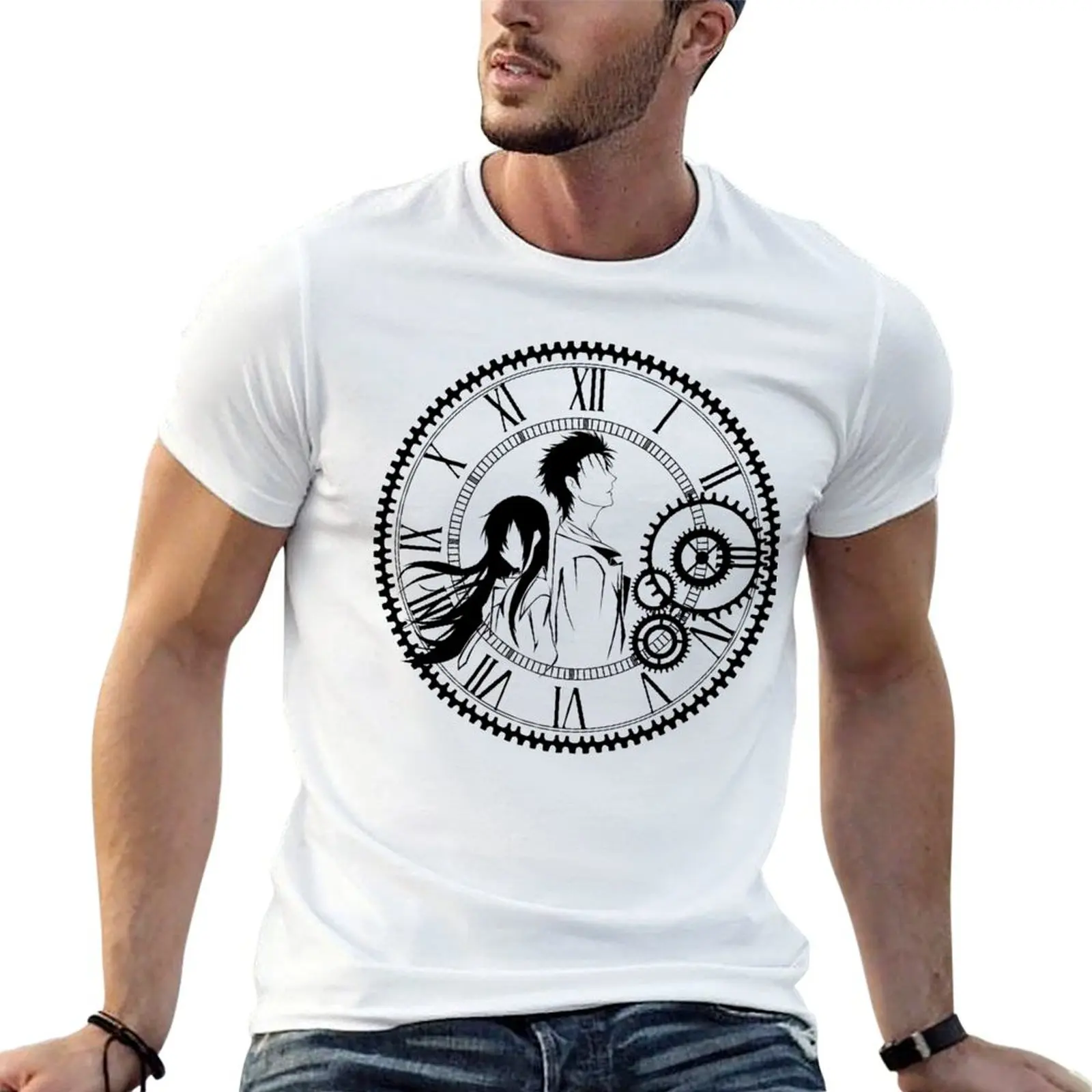 

shirts t Loving shirts funny high luxury quality brand man T-Shirt t cotton Steins;Gate