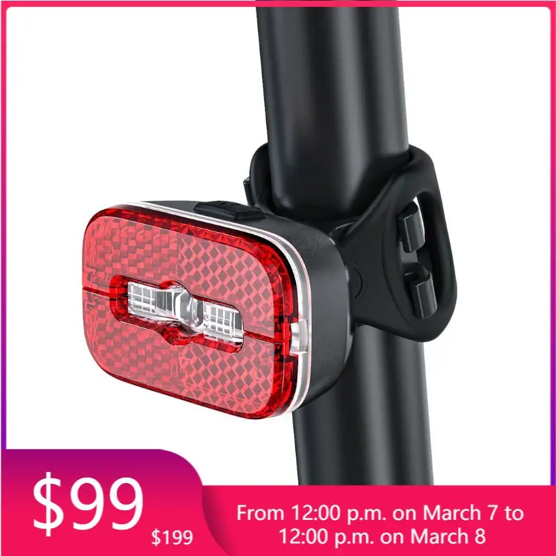 

STLF German StVZO Certified LED Bike Light Waterproof IPX5 Rear Bicycle Brake Light ABS Material Seatpost Mounting Battery Power