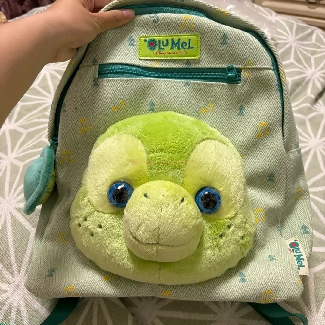 Disney Quan Hongchan Same Style Olu Mel Turtle Large Capacity Cute Wind Bag Suitable For Students And Adults