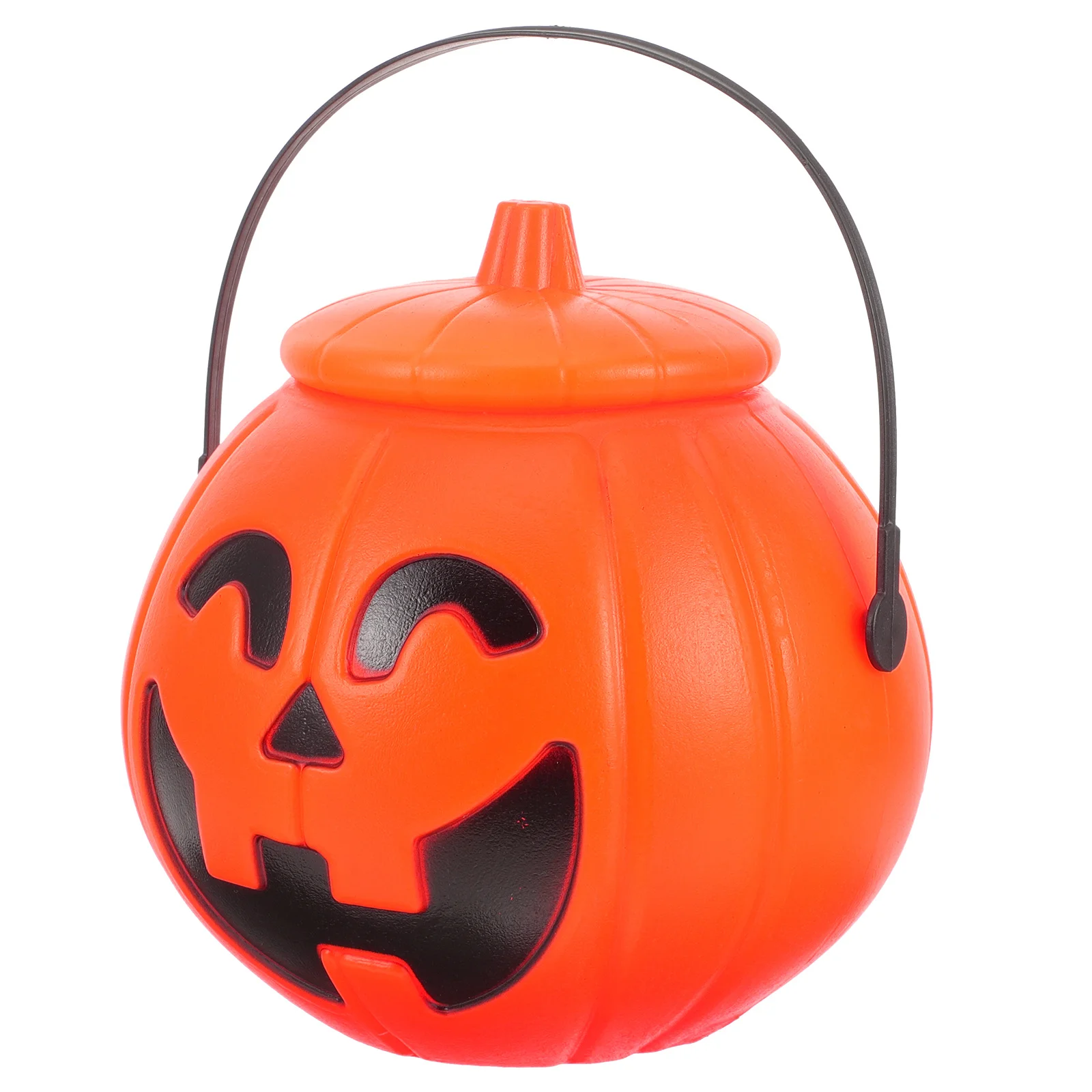 

Halloween Pumpkin Candy Holder Bucket Portable Lightweight Snack Storage Trick Or Treat Container Candy Storage Buckets