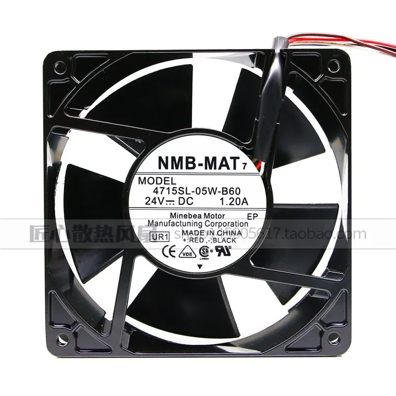 NMB24V Fan 4715SL-05W-B29 B30 B39 B40 B49 B50 B59 B60 B69 B70 for Cooling System