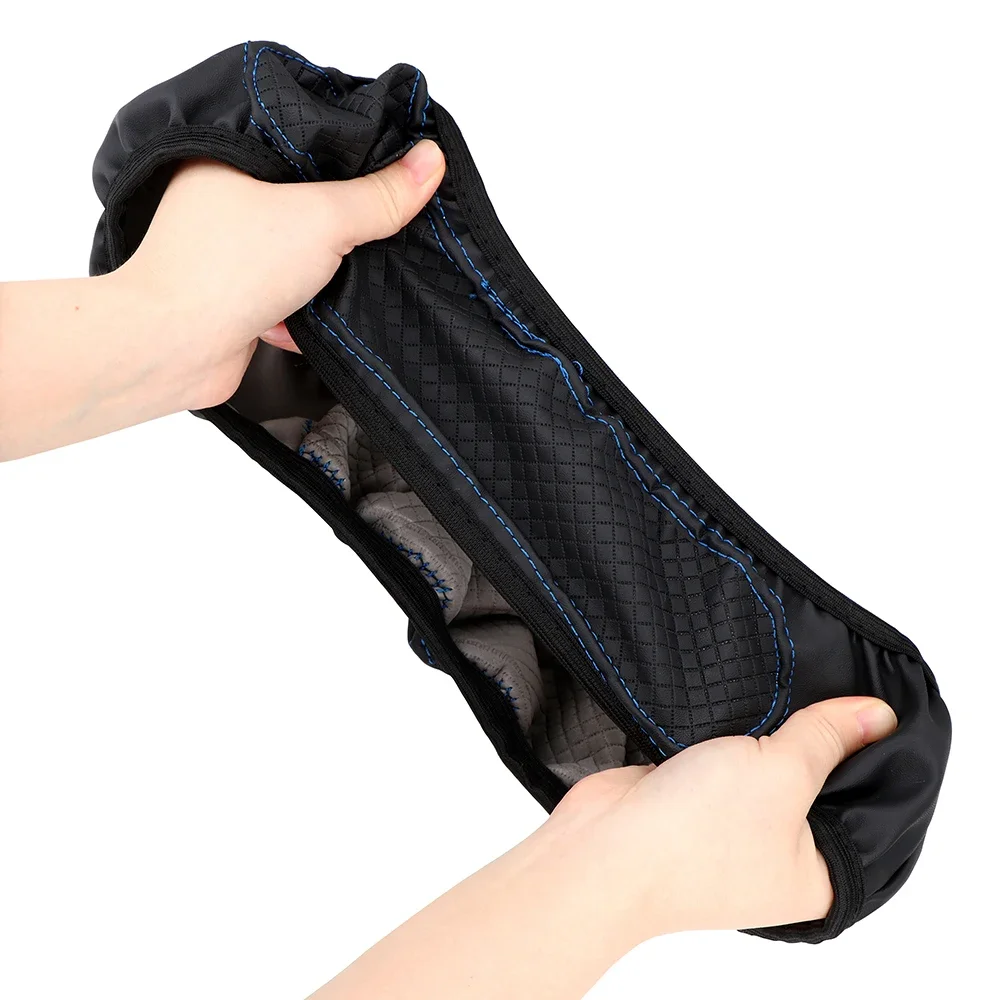 Universal Auto Lenkrad Abdeckung Nicht-slip 37/38 cm Automobil Auto Lenkrad Abdeckungen Nicht-slip Geprägte leder Auto-styling – Detail 5