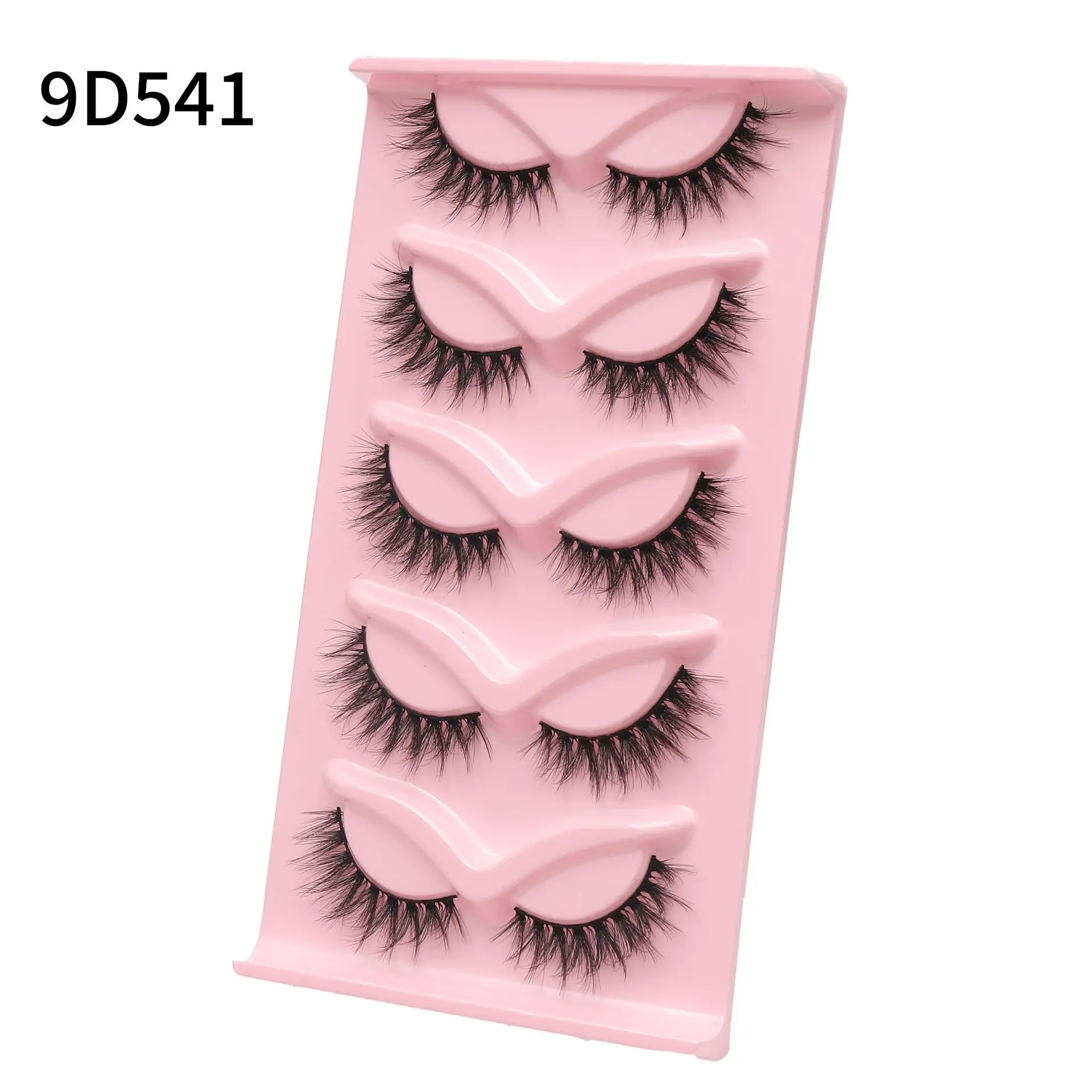 5 Pairs of Makeup False Eyelashes Three-Dimensional  Fake Eyelashes for Festival Party Wedding Dating JAN88