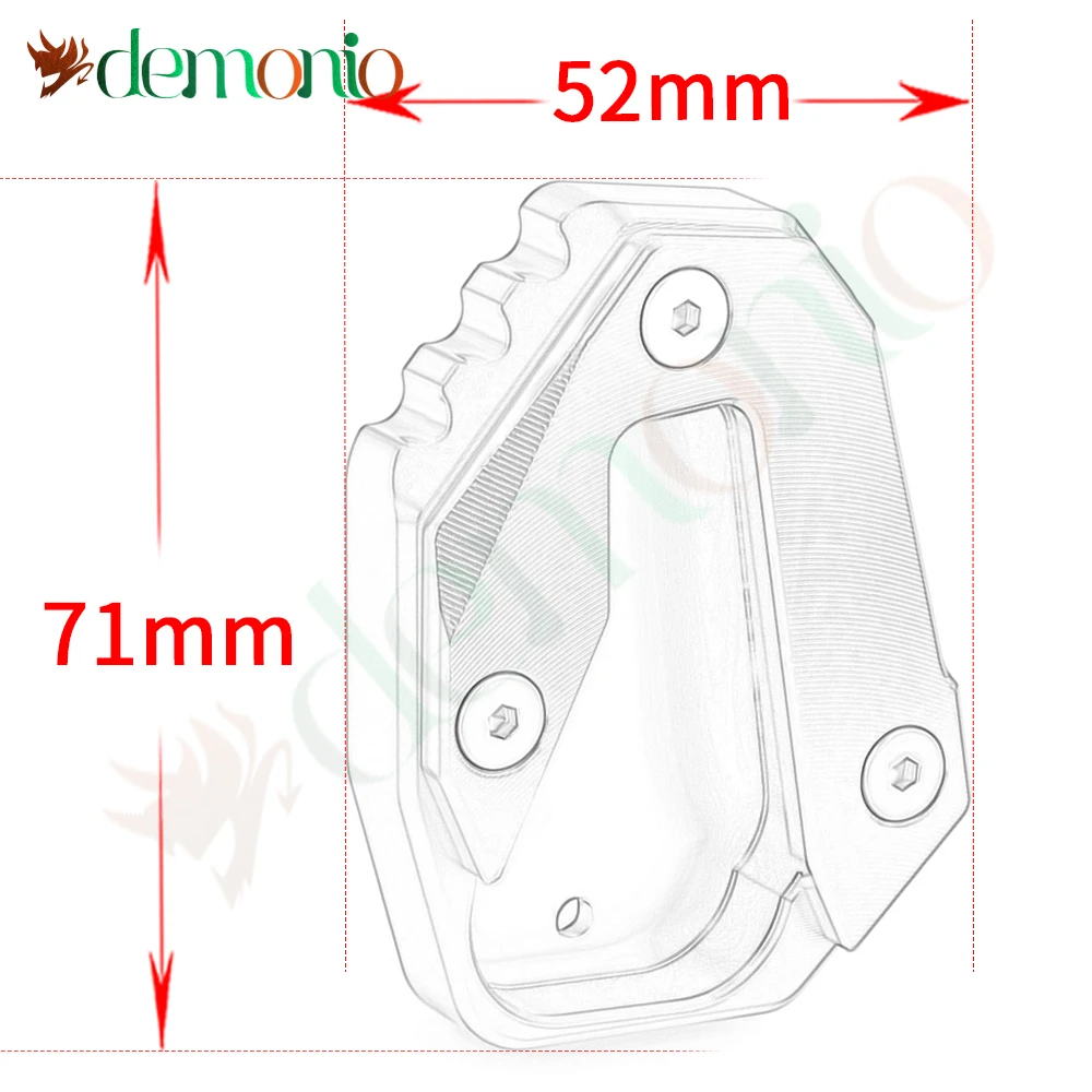 Motorcycle Accessories For KTM 790 Duke L 890 Duke GP/R 890DukeL 990 DUKE CNC Aluminum Foot Side Stand Kickstand Extension Pad view 6