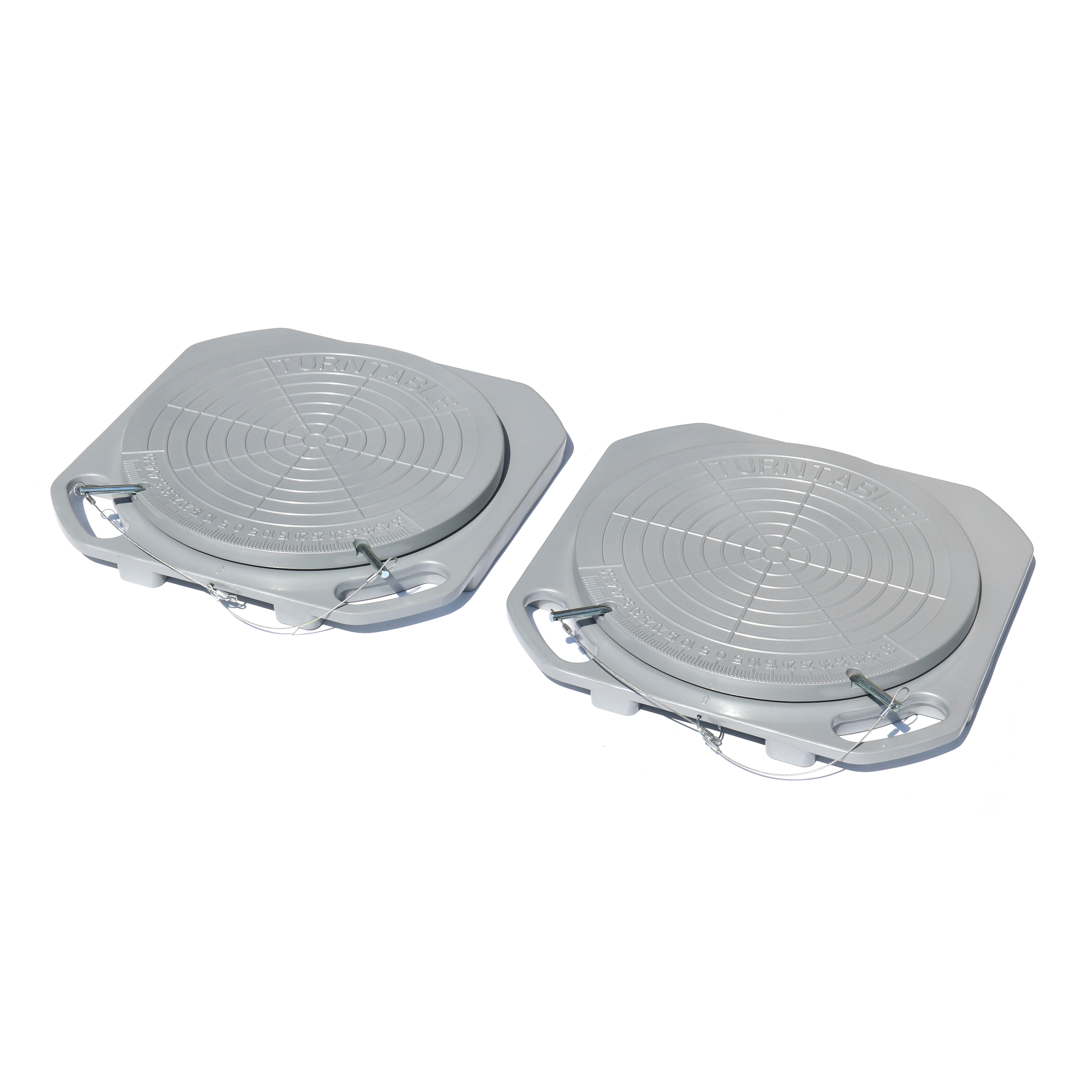 Wheel Aligner System Turnplates Turntables Radius Plates with Scale 4 Ton Load Capacity for Alignment Scissor Lift 4-Post Lift
