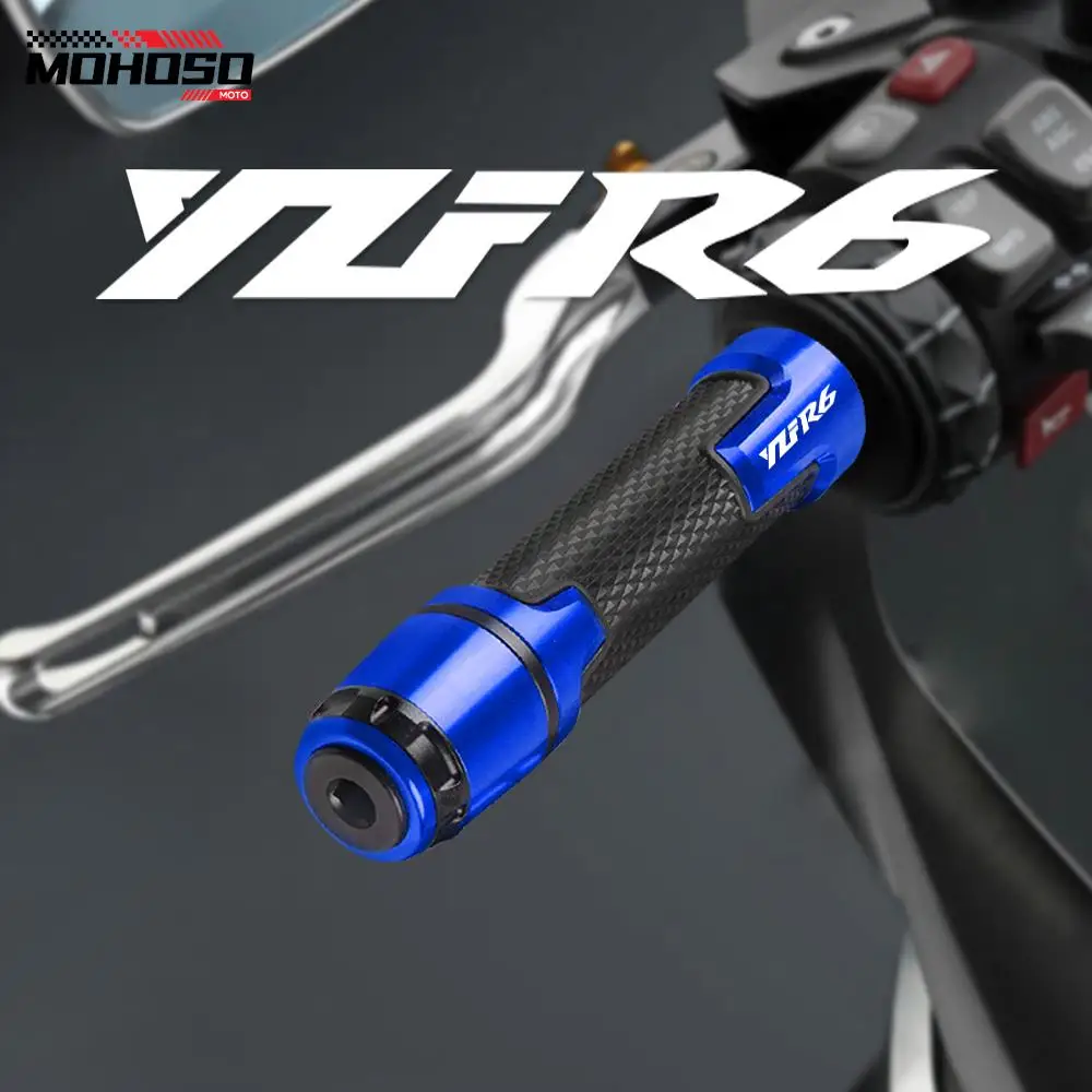 For YAMAHA YZFR 6 1999-2020 YZFR 1 R1M R1S 15 25 125 Motorcycle Handlebar Grip End Handle Bar Grips Cap Ends Plugs Accessories