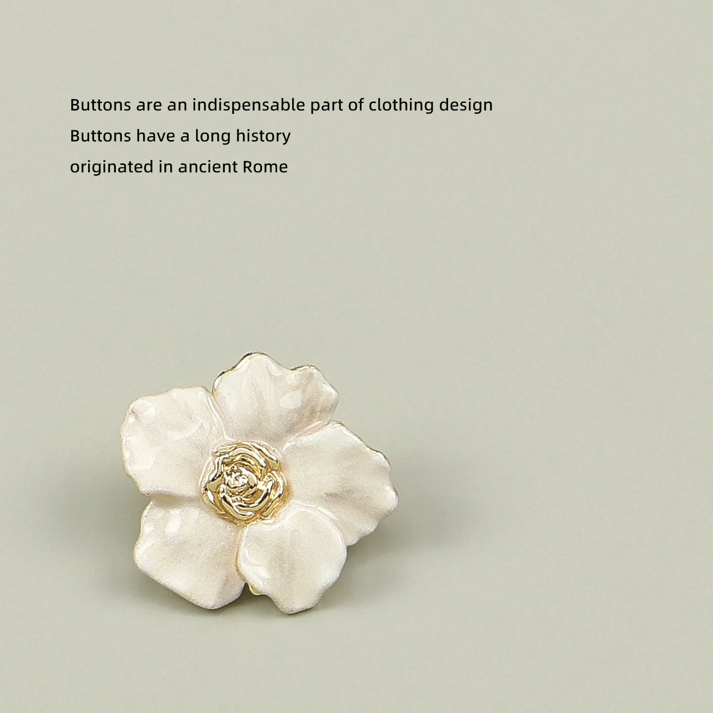 6 stücke Blume-förmigen Metall Knopf Für Kleidung Mode Frauen Manschette Kragen Hemd Mantel Nähen Zubehör Mini Nähen Knöpfe – Detail 3
