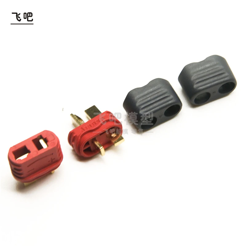 

T-plug Connector with Sheath Shell Male and Female for RC Battery T-plug Aircraft Model New Connector Remote Control Parts