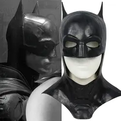 Máscara de Cosplay de caballero oscuro para adultos y niños, casco de superhéroe de PVC, accesorios para disfraz de Halloween, 2022