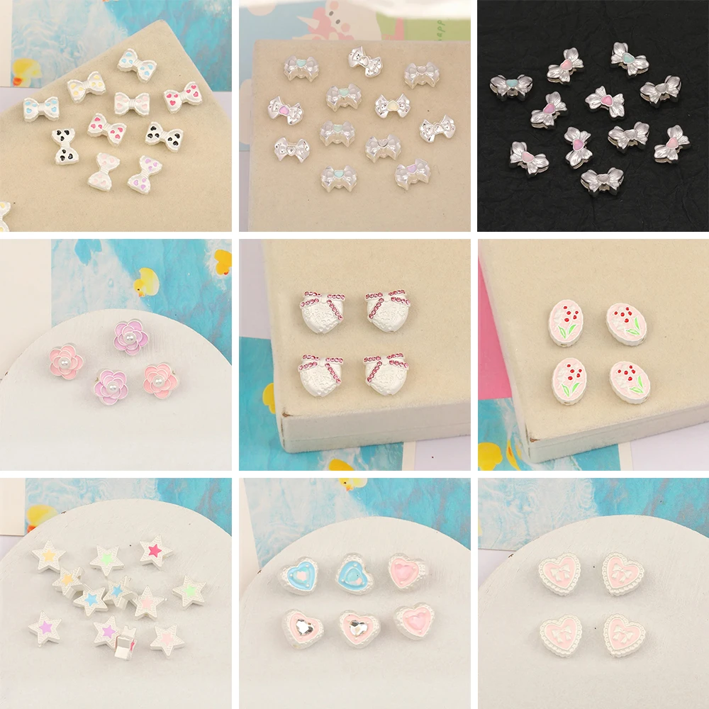 

Cordial Design Alloy Beads/Bowknot Shape/DIY Beads Making/Oil Paint Effect/Beadable Pen Parts/Jewelry Findings & Components