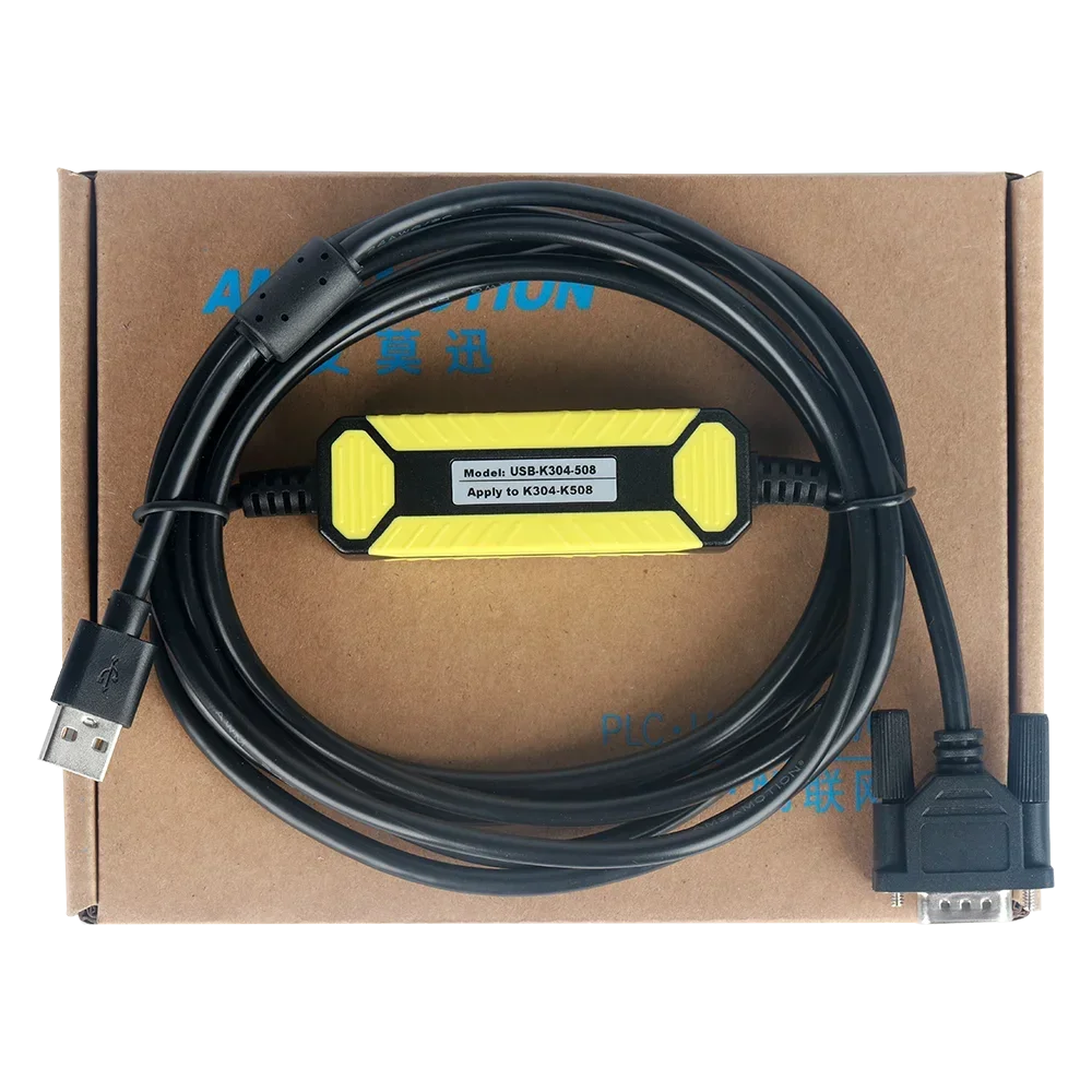 USB-K304-508 PLC Programming Cable for Kinco K304 K306 K308 K504 K506 K508 Series Programmable Logic Controller Download Line