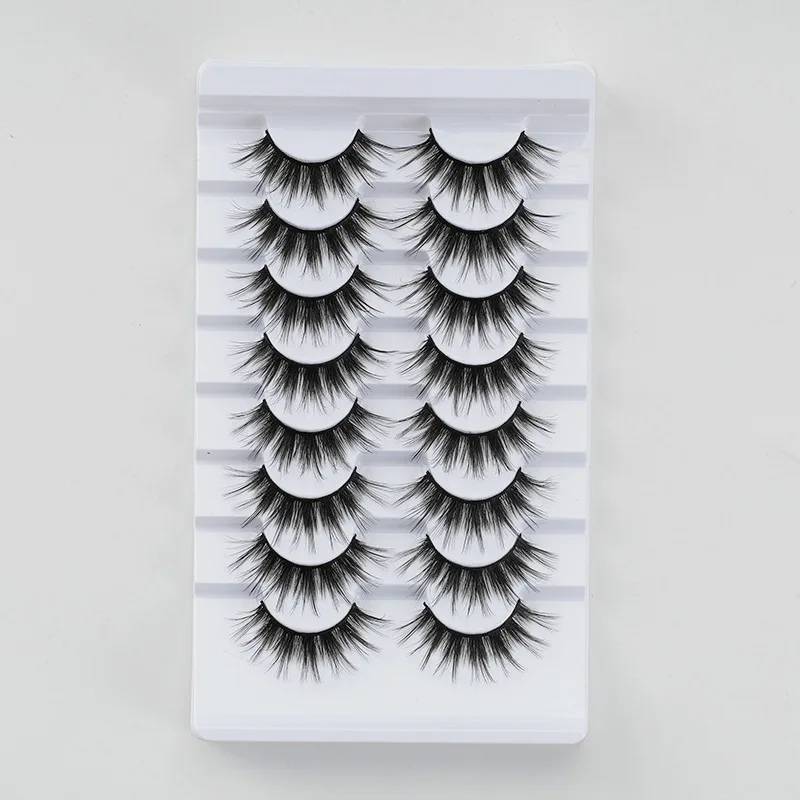 Thick, Curly, European and American Style Eyelashes, One-piece Fried Hair Models, Soft and Comfortable False Eyelashes