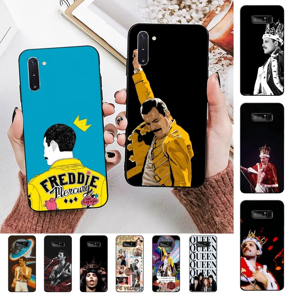 Rock Funky D-Freddie N-Mercury Q-Queen Phone Case For Samsung Note 8 9 10 20 pro plus lite M 10 20 30 21 31 51 A 21 22 42 02 03