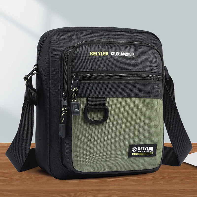 

2025 New Ox Cloth Men's Phone Bag Waterproof Outdoor Sports Large Capaci Bapa Single oulder Crossbody Bag for Men