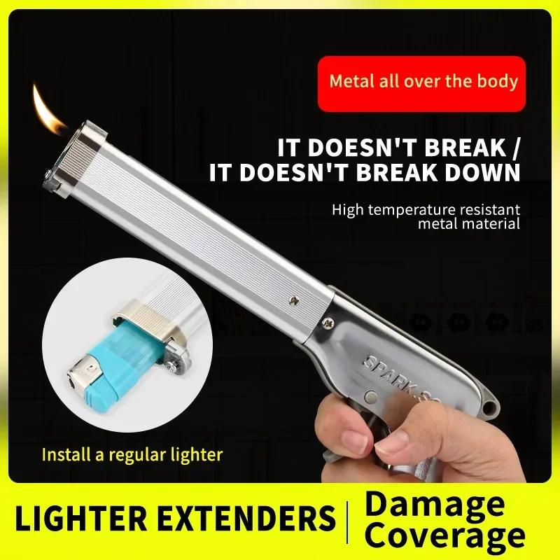 Barbecue special igniter ignition gun, lighter pilot handle, gas stove special, commercial long nozzle, durable stainless steel