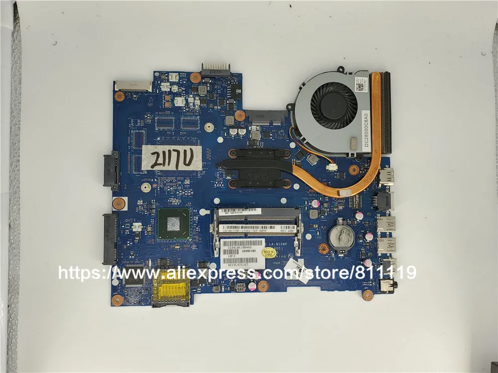 

CSRZSZ Laptop motherboard With heatsink for DELL Inspirion 15R 3521 5521 1007U Mainboard CN-0671DP 0671DP VAW00 LA-9104P DDR3