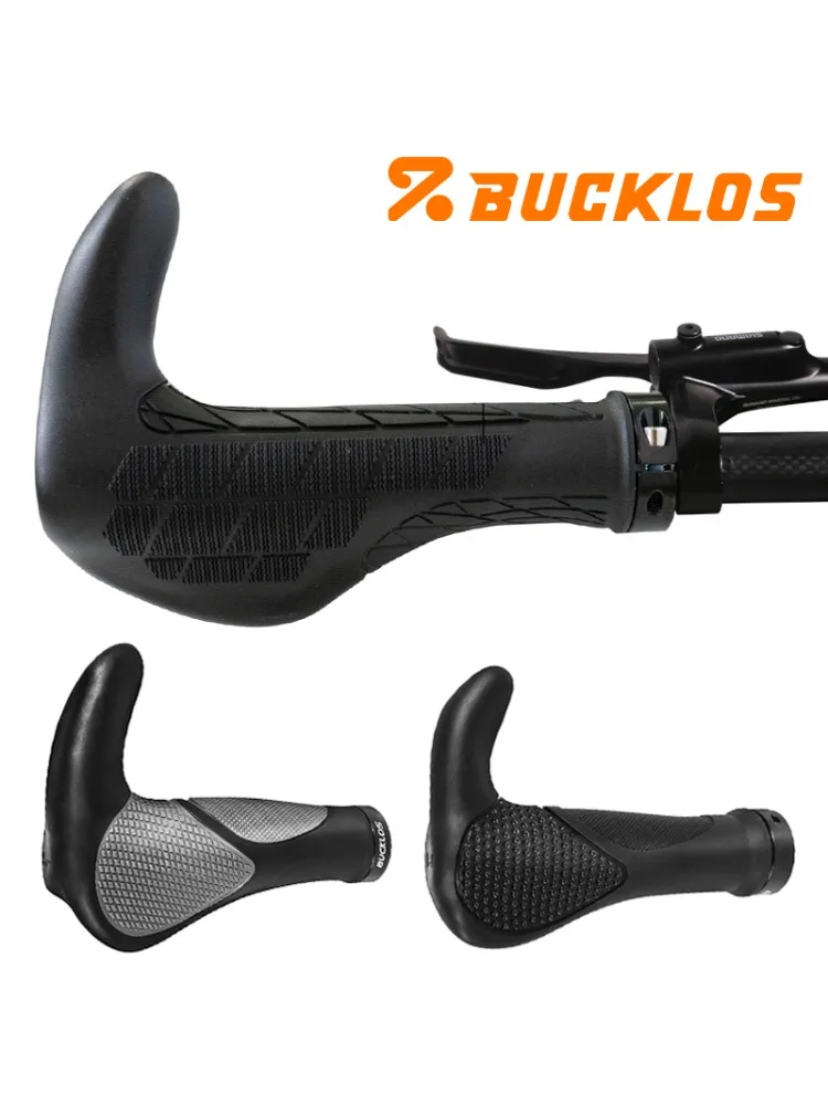 AliExpress BUCKLOS Bicycle Grips with Auxiliary Handlebar Non-slip Bicycle Handles Mtb Ergonomics MTB Handlebar Grips Mountain Bike Grip
