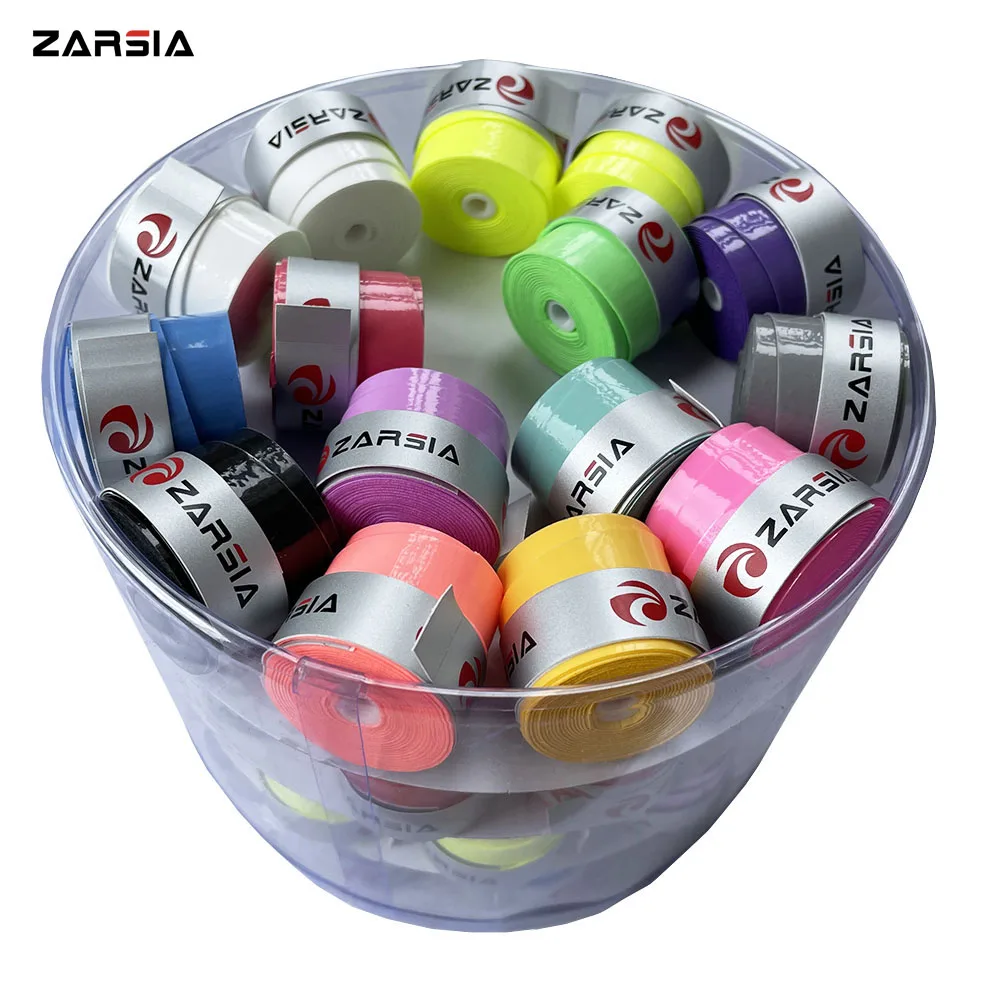 30 Chiếc ZARSIA Mềm Mỏng Dính Chắc Tennis Overgrip Cầu Lông Tenis Vợt Giảm Chấn Cầm Padal Vợt Overgrips