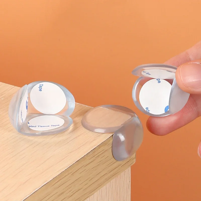 Transparent Children Anti Collision Edge Guards Baby Safety Silicone Table Corner Protector Furniture Edge Protection Cover