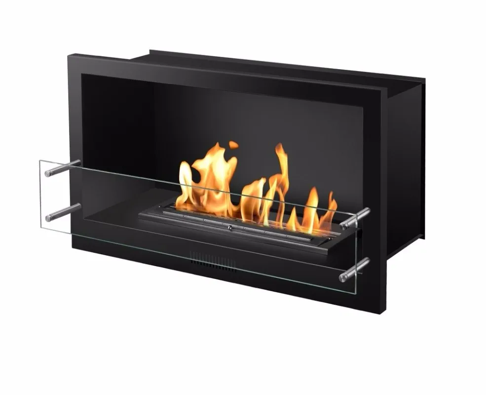 

Living Fire 38 Inch Bio Ethanol Fire Place In Wall Electric Fireplace