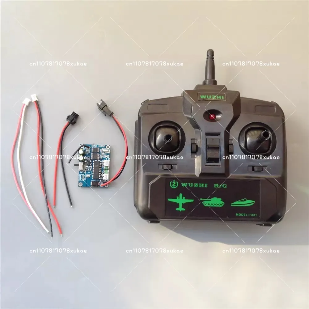 2.4G 4CH RC Boat Tank Mixing Dual Motor Differential Steering Speed Control
