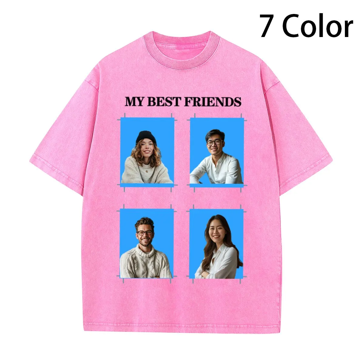 custom Insert Free design gift for girlfriend boy friend wife husband friends 100% cotton men and women tshirt  Bootleg Shirt