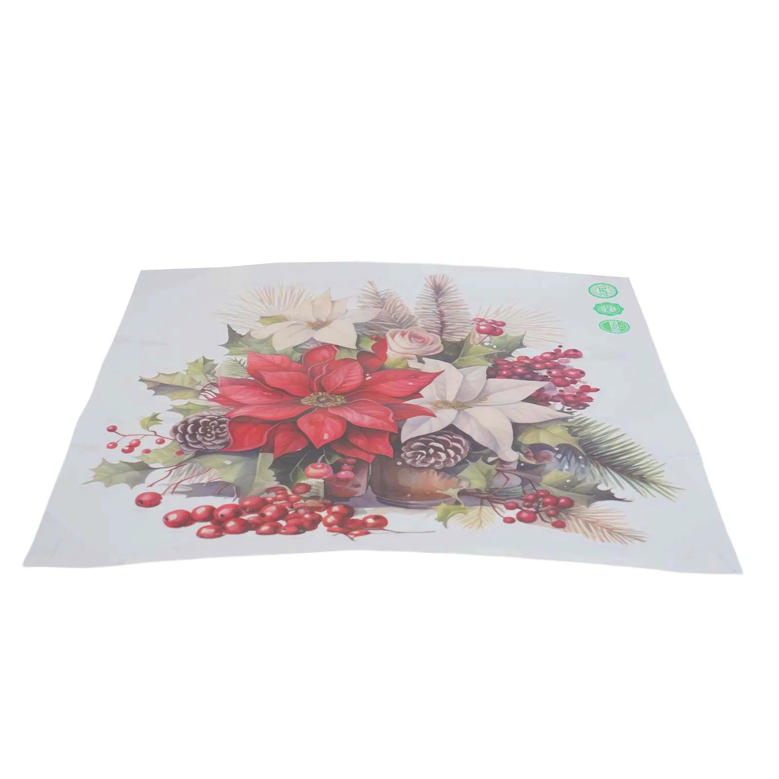 Festive Bathroom Decor Bathroom Decoration Stickers Versatile Decoration Vivid And Lifelike Design Charming Christmas Pattern