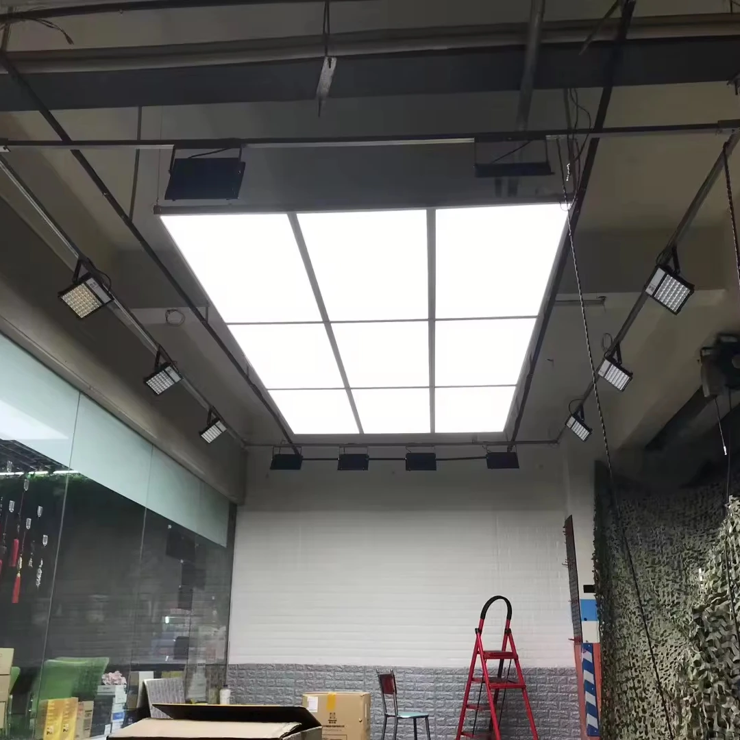 Professional Factory Sales Garage Rgb Led Hexagon Light  New High Quality Led Tube Light  a Nine-palace Lattice Lamp
