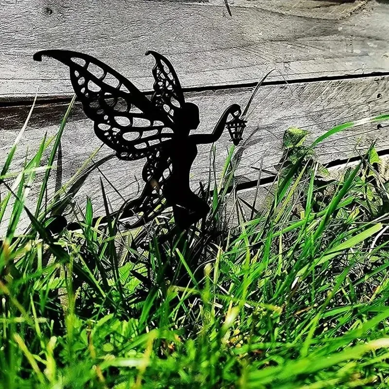 Garden Fairy Metal Outdoor Decor for Your Patio and Lawn image 2