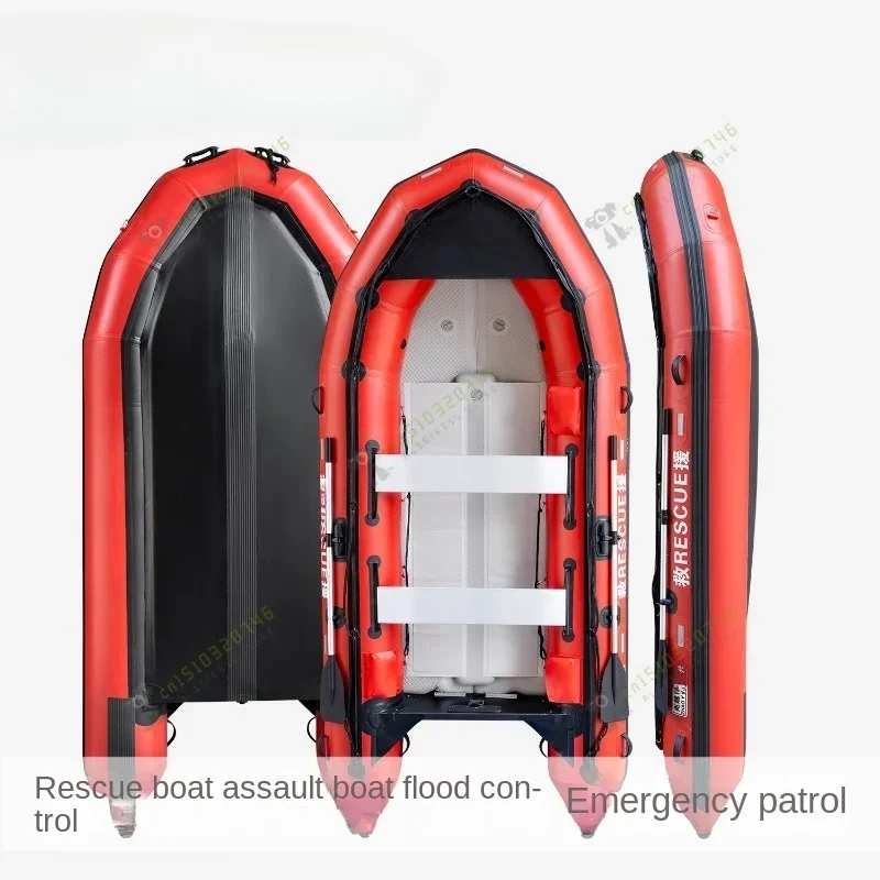 

Rescue boat, assault, emergency rescue inflatable, flood control and flood control, brushed bottom wear-resistant patrol rubber