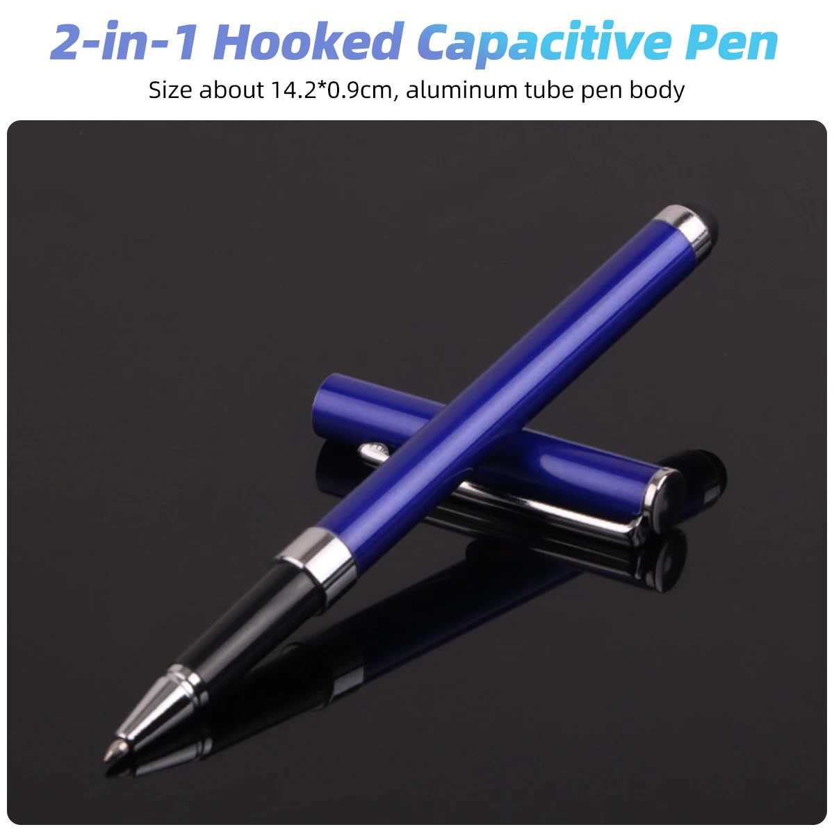 2 in1 Universal Stylus Pen For iPhone iPad Tablet Mobile Android Drawing Tablet Capacitive Screen Touch Pen For Andriod Huawei