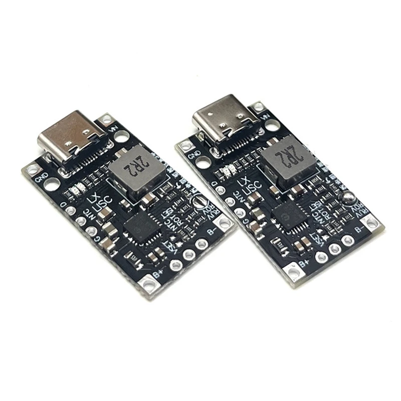 5PCS Type-C 3S Lithium Battery Charging Boost Module 8.4V 12.6V with Balanced Support Fast Charge with Indicator [IANC-]