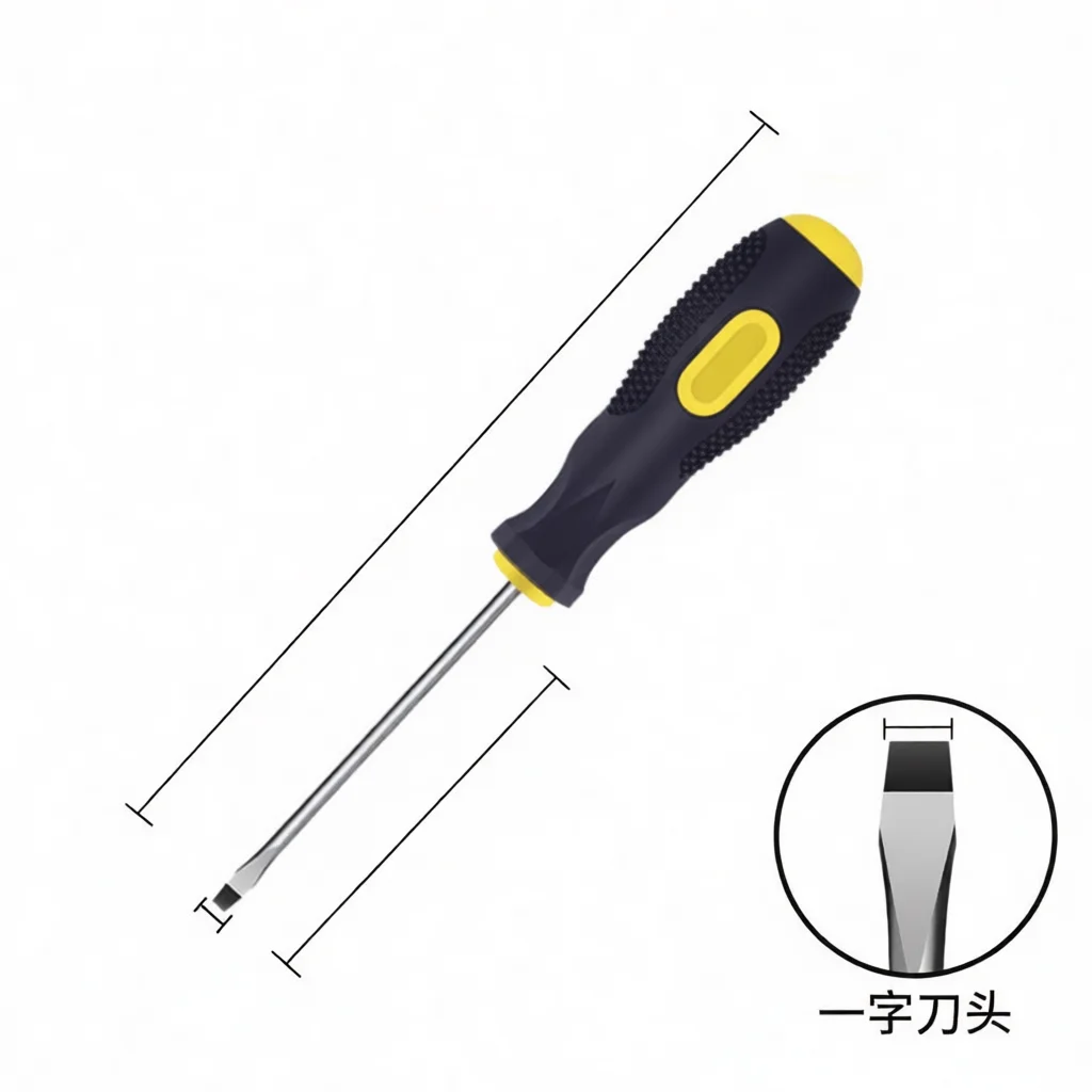 Premium Manual Screwdriver Massage Design Magnetic Tip Cr V Steel Hand Tool Household Diy Repair Equipment Hardware Screws Drive