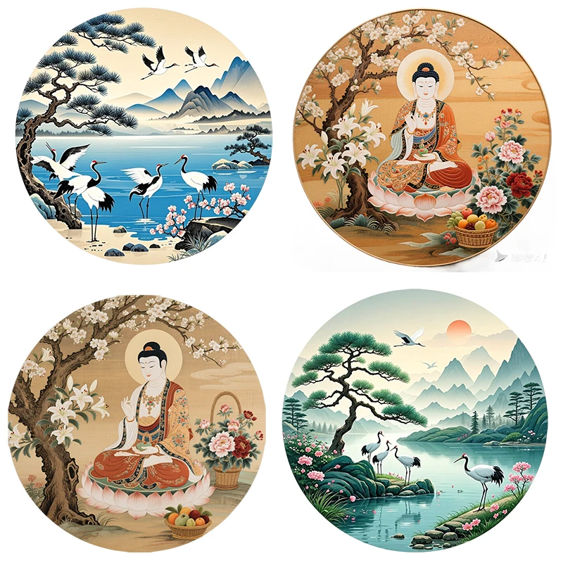 Three Ratels CD386 Zen inspired art wall stickers for home decoration
