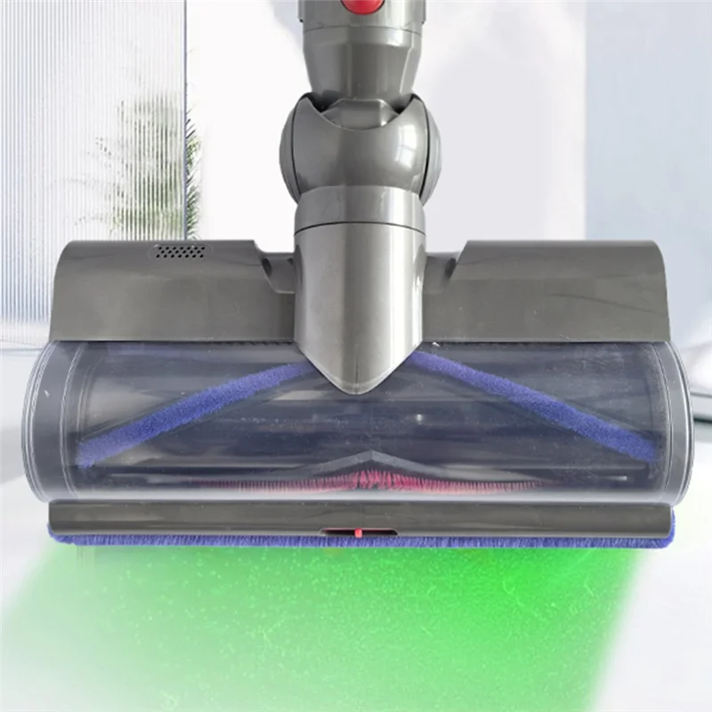 

FGGS-Direct Drive Brush Head For Dyson V7 V8 V10 V11 V15 G5 Vacuum Cleaner Parts With LED Dust Detection For Carpet Floor Clean