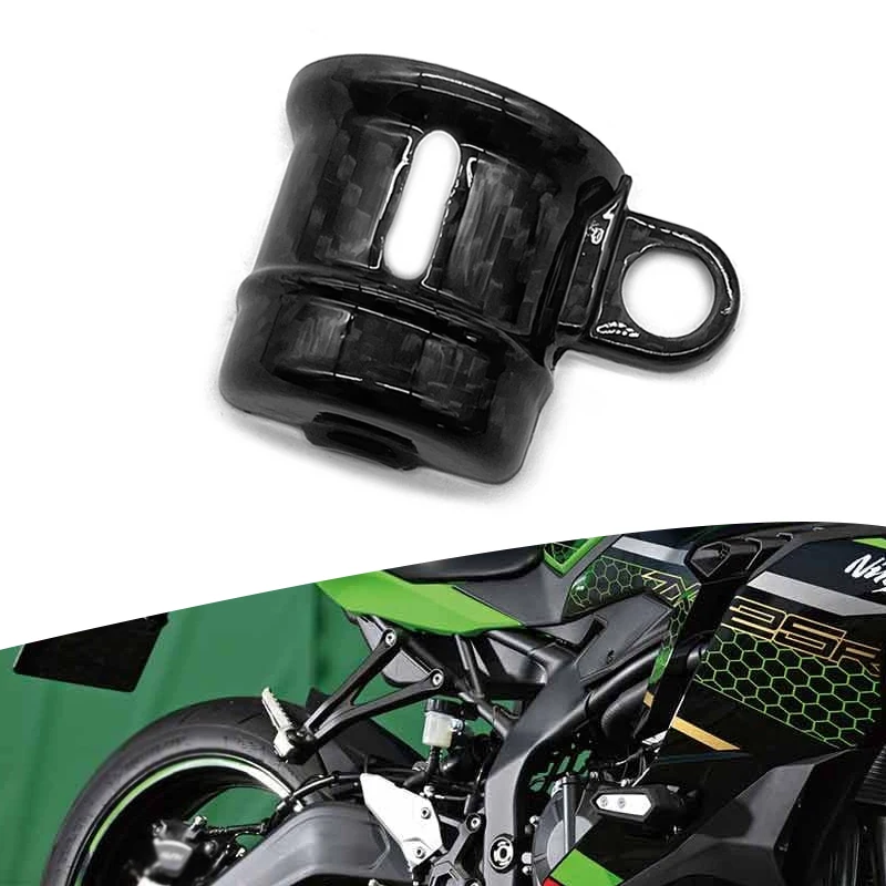 2024 ZX4R Motorcycle Oil Bottle Carbon Fiber Engine Oil Filling Coolant Water Bottle Fit For kawasak ZX-4R ZX4RR ZX-25R 2023