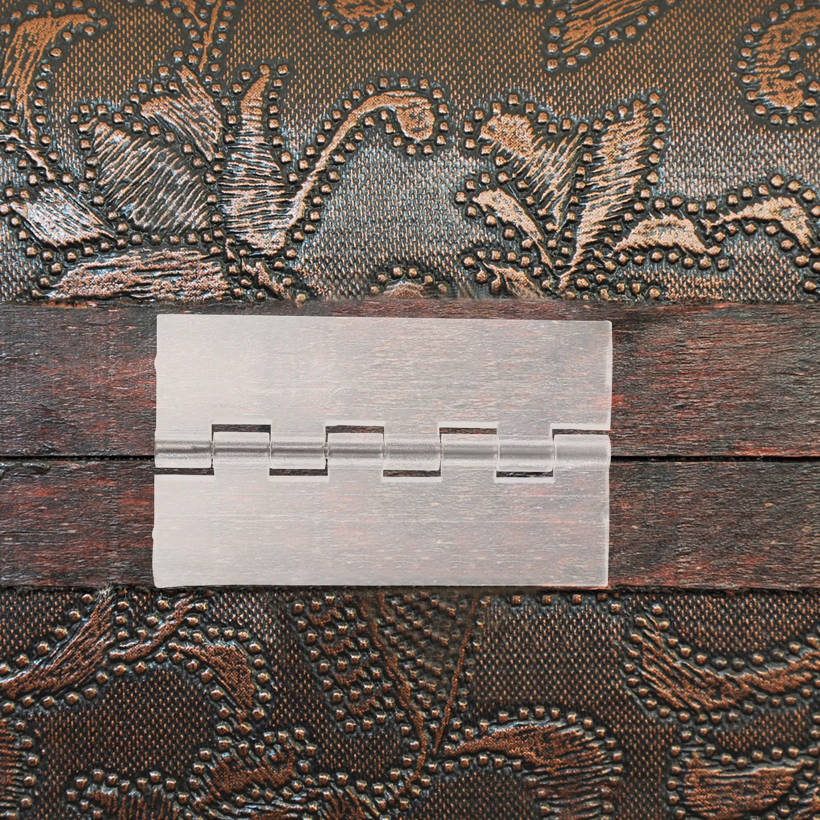 

5pcs Acrylic Self Adhesive Hinges for Doors Cabinet Wooden Box Replacement Continuous Hinge Double Sided Tape Flush Butt Hinges