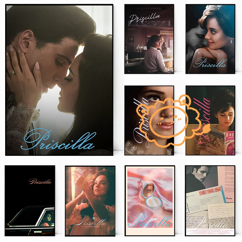 Priscilla Sofia Coppola 2023 New Movie Vintage Love movie canvas Printing wall art decoration hanging painting Home Room Decor