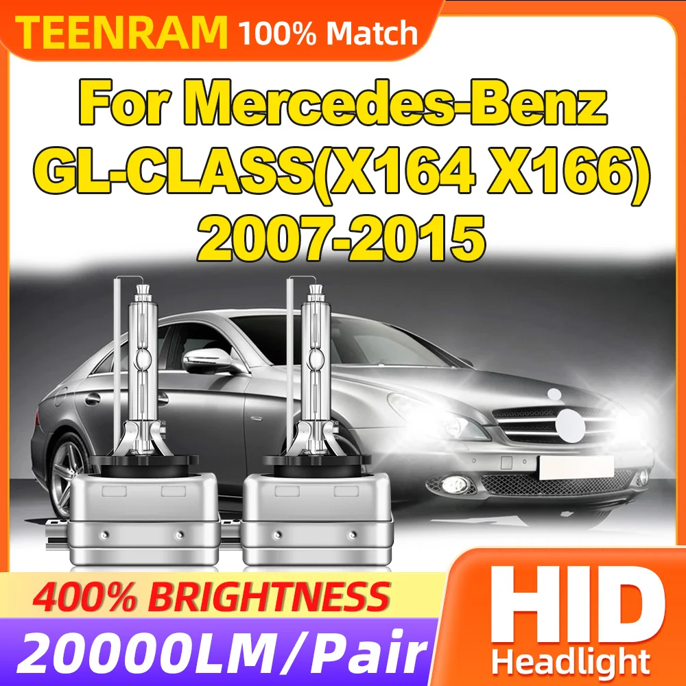 

12V 35W HID Xenon Lamp Bulbs 20000LM HID Xenon Headlights 6000K For Mercedes-Benz GL-CLASS (X164 X166) 2007-2012 2013 2014 2015